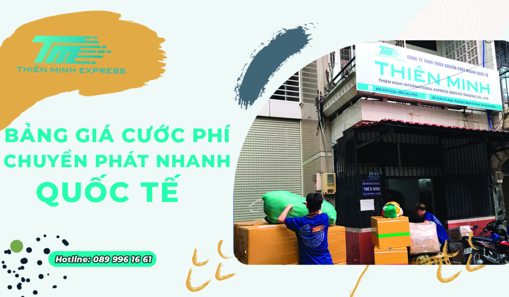 Cước phí gửi hàng đi nước ngoaif